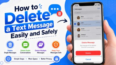 How to delete a text message on iPhone with simple steps to remove single or multiple messages safely