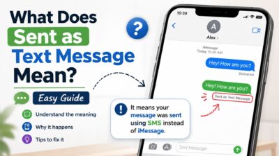 What does sent as text message mean on iPhone with SMS fallback, messaging screen, and easy visual guide.