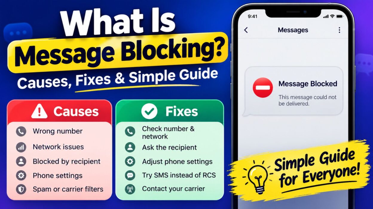 What is message blocking? Causes, fixes, and simple solutions for blocked text messages